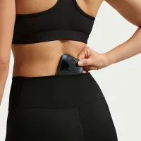 Nike One женская С высокой Талией 7/8 лосины с карманамицвет черный