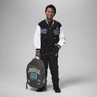 Nike Jordan Patch Backpack Big Kids Backpack (27L) Grey