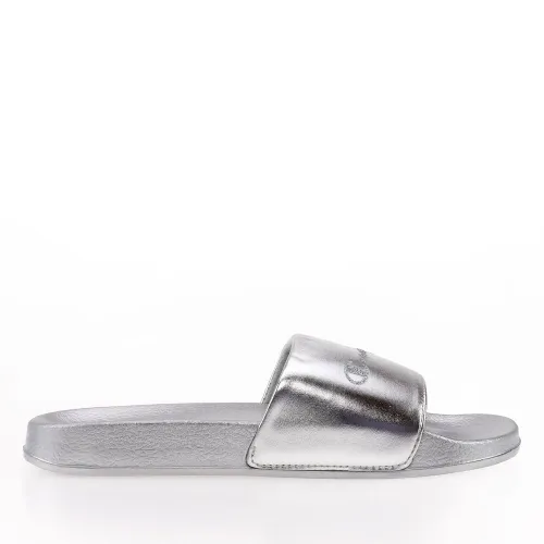 Шлёпанцы Champion Queens S11562-EM007 - Серебряные