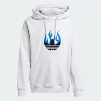 Кофта/футболка adidas Originals Flames Logo IS2947 - Серая