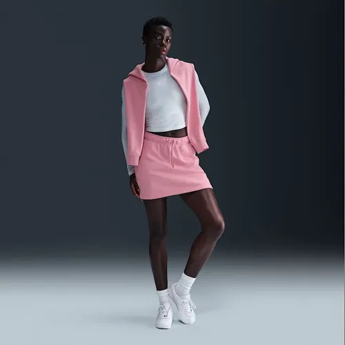 Nike Sportswear Club Fleece женская Mid-Rise юбка Pink