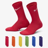 Nike Dri-FIT Performance Basics Little дитячі Crew шкарпетки (6 пар) різнокольорові