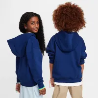 Nike SB EasyOn Big дитячі оверсайз Pullover Skate Толстовка з капюшоном блакитний