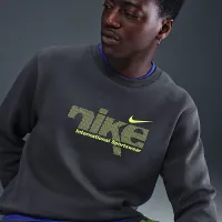 Nike Sportswear Club мужские Fleece Crew цвет серый