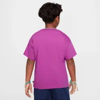 Nike SB Big детские футболка цвет фиолетовый