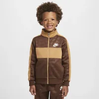 Nike Dri-FIT Sportswear Textuцвет красный Club Little детские 2-Piece Tricot набор цвет коричневый