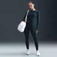 Nike Zenvy жіноча З високою талією 7/8 лосіни колір зелений