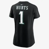 Jalen Hurts Philadelphia Eagles Super Bowl LIX жіноча Nike NFL футболка колір чорний