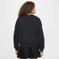 Nike Sportswear Club Fleece Girls' Boxy Crew-Neck свитшот цвет черный
