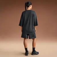 NikeSKIMS Airy жіноча оверсайз V-Neck футболка колір чорний