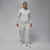 Nike Jordan Flight Fleece чоловічі Pullover Толстовка з капюшоном колір сірий