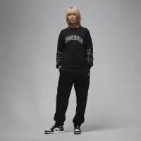 Nike Jordan жіноча Graphic футболка колір чорний