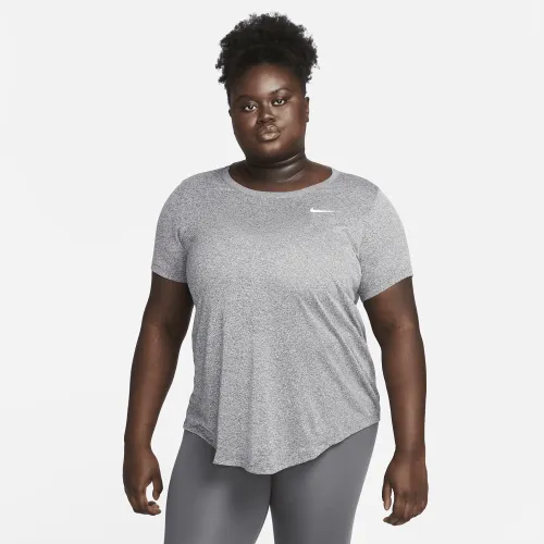 Nike Dri-FIT женская футболка (большие размеры) цвет черный