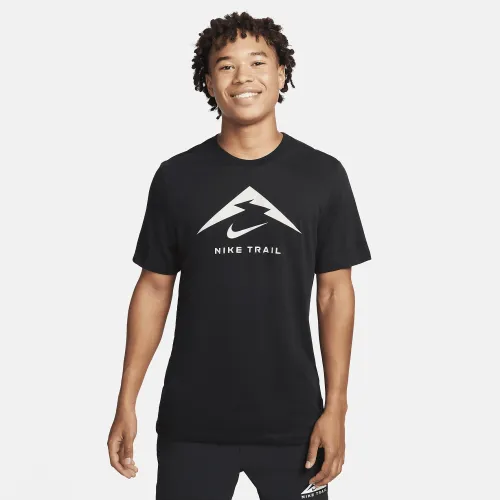 Nike Dri-FIT мужские Trail Running футболка цвет черный