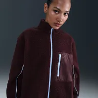 Nike Sportswear женская Full-Zip High-Pile Fleece Куртка цвет красный
