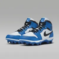 Nike Jordan 1 Mid TD чоловічі Football Cleat колір білий