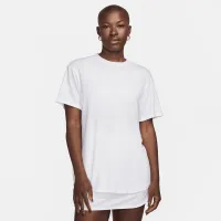 Nike One Relaxed жіноча Dri-FIT Short-Sleeve Top колір білий
