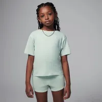 Nike Jordan Brooklyn Essentials Little дитячі 2-Piece Fleece шорти комплект колір зелений
