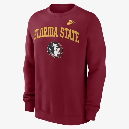 Florida State Seminoles Legacy Classic Arch Over Logo чоловічі Nike College Pullover Crew колір червоний