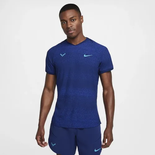 Nike Rafa чоловічі Dri-FIT ADV Short-Sleeve Tennis Top блакитний