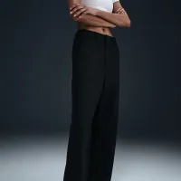 Nike Sportswear Collection женская Mid-Rise Twill Trousers цвет черный