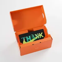 Nike Gift Card Mailed in a Mini Nike Shoebox колір чорний
