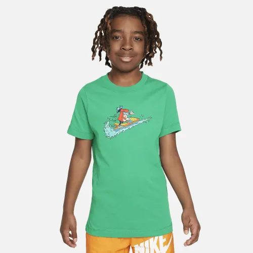 Nike Sportswear Big дитячі футболка колір зелений