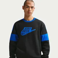 Nike Sportswear Club мужские Fleece Crew-Neck свитшот цвет черный