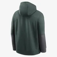 Michigan State Spartans Sideline Team Issue Club мужские Nike College Pullover Толстовка с капюшоном цвет зеленый