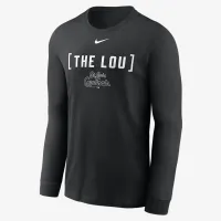 St. Louis Cardinals Fashion мужские Nike MLB Long-Sleeve футболка цвет черный