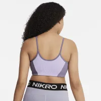 Nike Indy Girls' Sports Bra колір фіолетовий