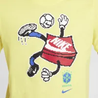 Brazil Big дитячі Nike Soccer футболка Yellow
