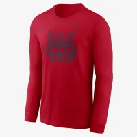 Arizona Wildcats Alternate Logo мужские Nike College Long-Sleeve футболка цвет красный