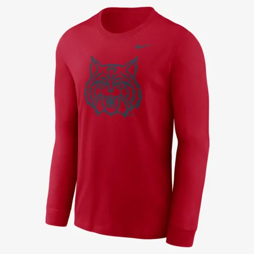 Arizona Wildcats Alternate Logo мужские Nike College Long-Sleeve футболка цвет красный