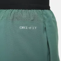 Nike Multi Tech EasyOn Big детские (для мальчиков) Dri-FIT тренировочные шорты цвет зеленый