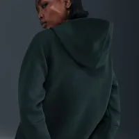 Nike Sportswear Tech Fleece женская Толстовка с капюшоном цвет зеленый