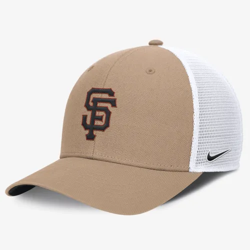 San Francisco Giants Hemp Rise чоловічі Nike MLB Trucker Adjustable Hat колір коричневий