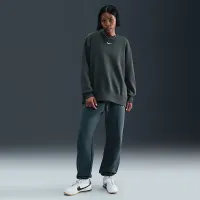 Nike Sportswear Phoenix Fleece жіноча оверсайз Crew-Neck світшот колір зелений