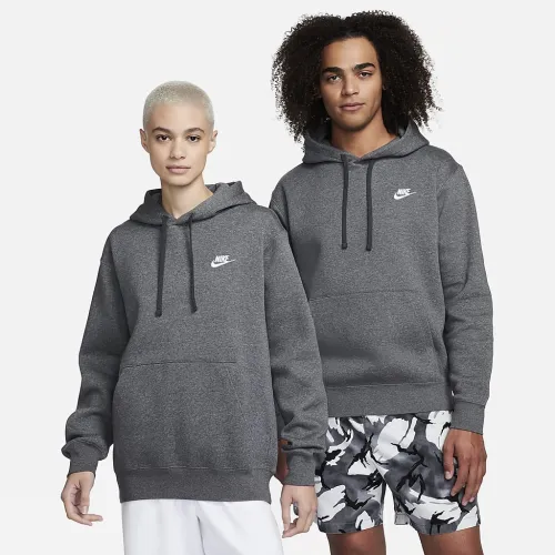 Nike Sportswear Club Fleece Pullover Толстовка с капюшоном цвет серый