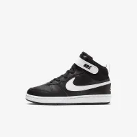 Nike Court Borough Mid 2 Little дитячі Кросівки колір чорний