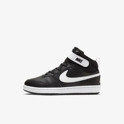 Nike Court Borough Mid 2 Little дитячі Кросівки колір чорний