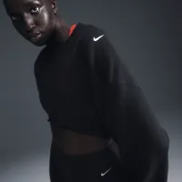 Nike Sportswear женская оверсайз French Terry Shrug цвет черный