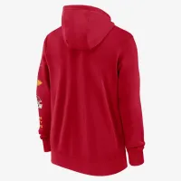 Kansas City Chiefs Club чоловічі Nike NFL Full-Zip Толстовка з капюшоном колір червоний