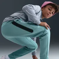 Nike Sportswear Tech Fleece Big детские Joggers цвет зеленый