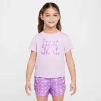 Nike Dri-FIT Essentials Little детские 2-Piece Printed Sprinter набор цвет фиолетовый