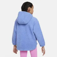 Nike High-Pile Fleece Big детские (Girls') Therma-FIT тренировочные Куртка синий
