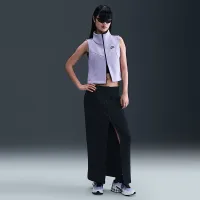 Nike Sportswear Tech Fleece женская Full-Zip Vest цвет фиолетовый