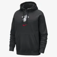 Miami Heat Club Fleece City Edition мужские Nike NBA Pullover Толстовка с капюшоном цвет черный