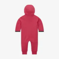 Nike Sportswear Tech Fleece Hooded Coverall Baby Coverall Pink