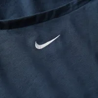 Nike Sportswear Chill Knit жіноча Short-Sleeve Square-Neck Top блакитний